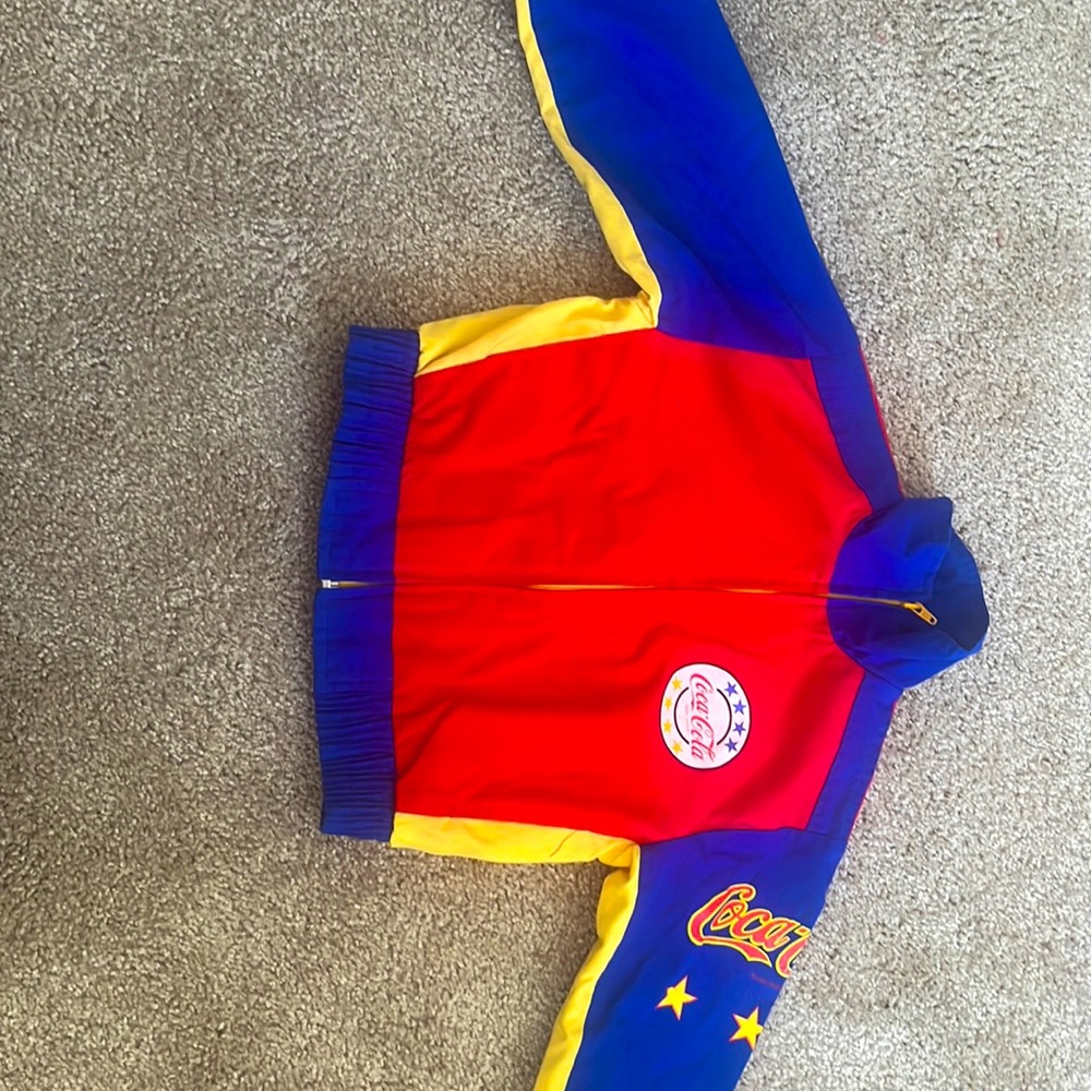 Girls Coca Cola Varsity Jacket. SIZE 7